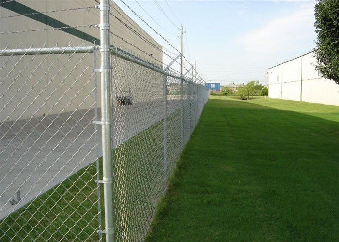PVC Galvanized Chain Link Fence 4ft 6ft Portable Chain Link Fence Panels