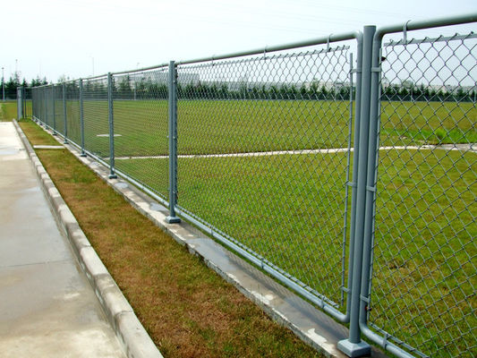 PVC Coated Black Galvanized Fence Garden 6 Foot Galvanized Fence