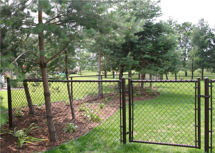 PVC Coated Black Galvanized Fence Garden 6 Foot Galvanized Fence