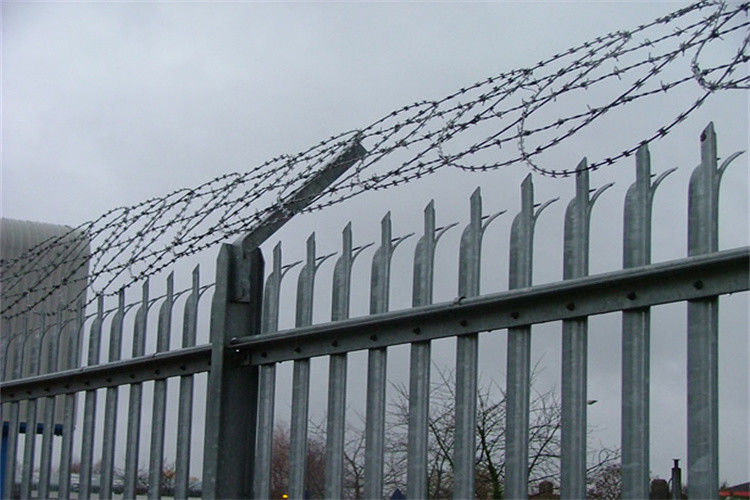 Factory Price Hot Dipped Galvanized European Palisade Fence For Tower